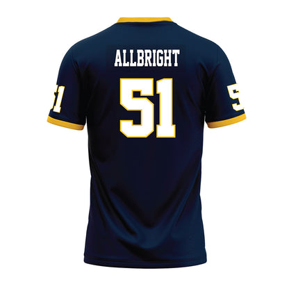 Murray State - NCAA Football : Caden Allbright - Navy Premium Football Jersey-1