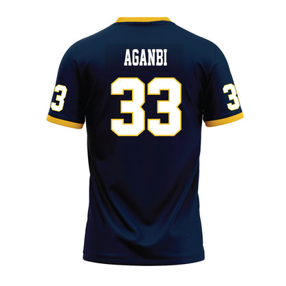 Murray State - NCAA Football : Daniel Aganbi - Navy Premium Football Jersey-1