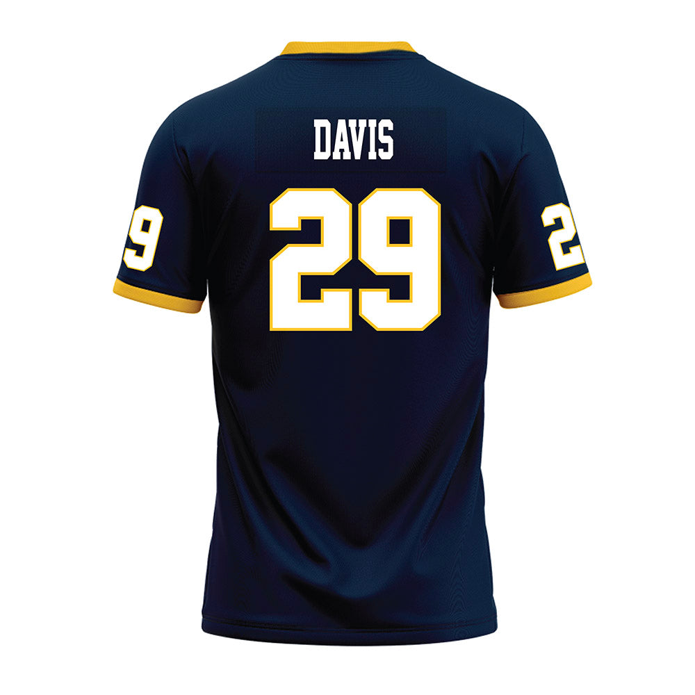 Murray State - NCAA Football : Jamarcus Davis - Navy Premium Football Jersey-1