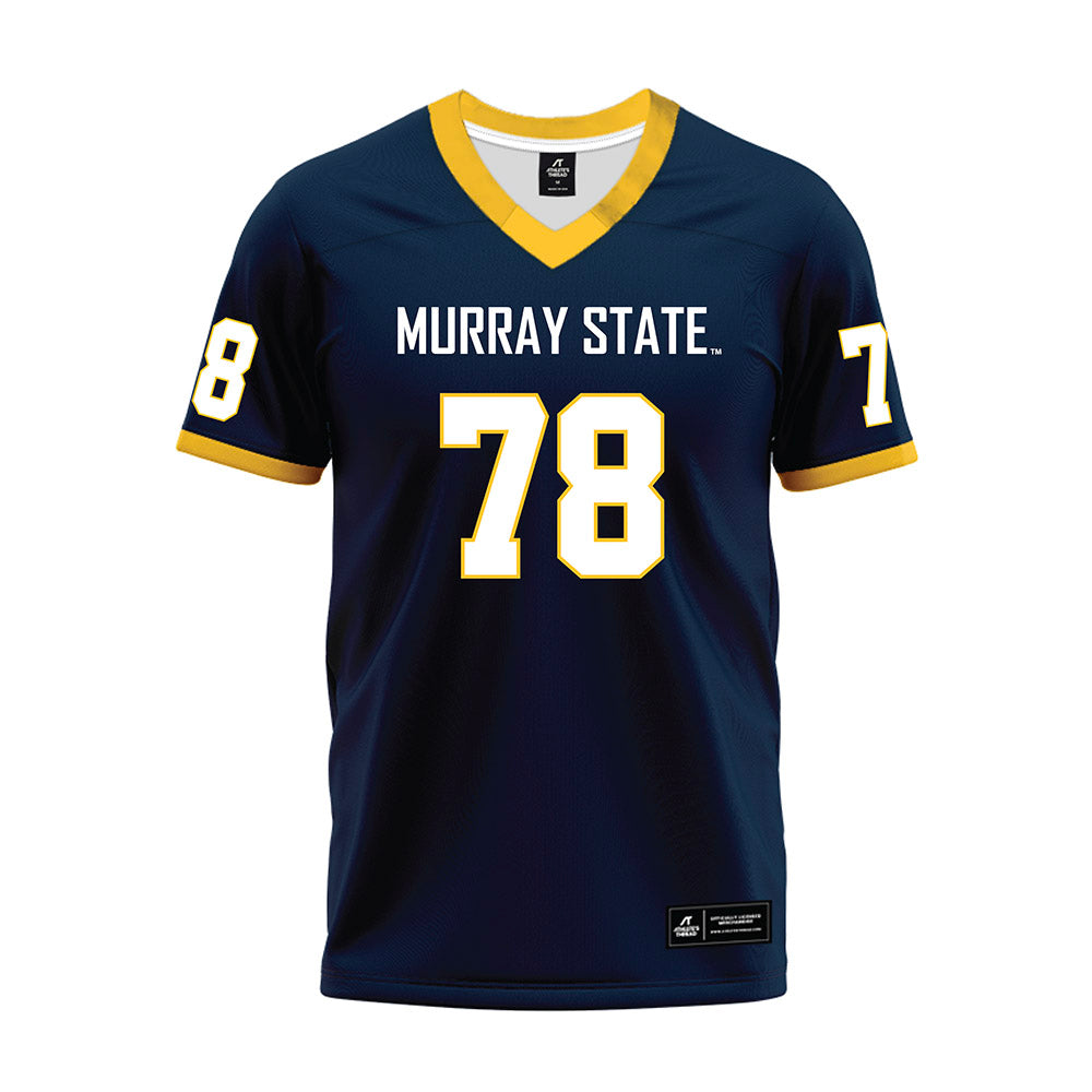 Murray State - NCAA Football : Terrell Davis - Navy Premium Football Jersey-0