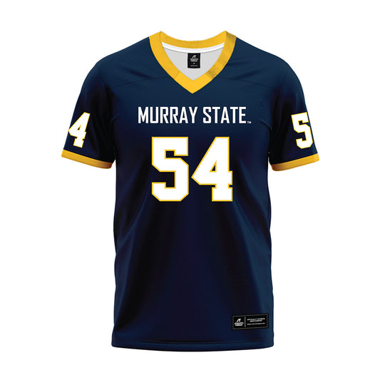Murray State - NCAA Football : Triston Flounoy - Navy Premium Football Jersey-0