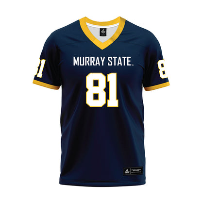 Murray State - NCAA Football : Ty Brown - Navy Premium Football Jersey-0