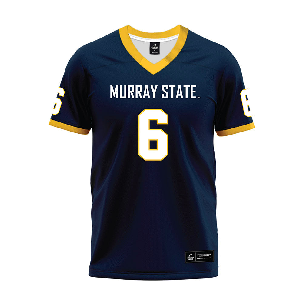 Murray State - NCAA Football : Dimitri Howard - Navy Premium Football Jersey-0