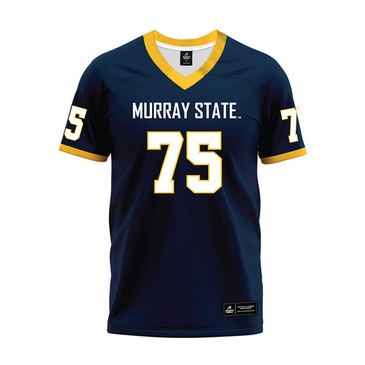 Murray State - NCAA Football : Carter Stallard - Navy Premium Football Jersey-0