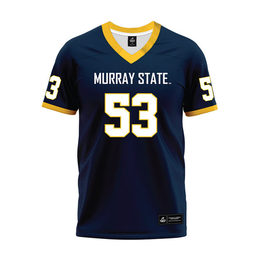 Murray State - NCAA Football : Brayden Hightower - Navy Premium Football Jersey-0