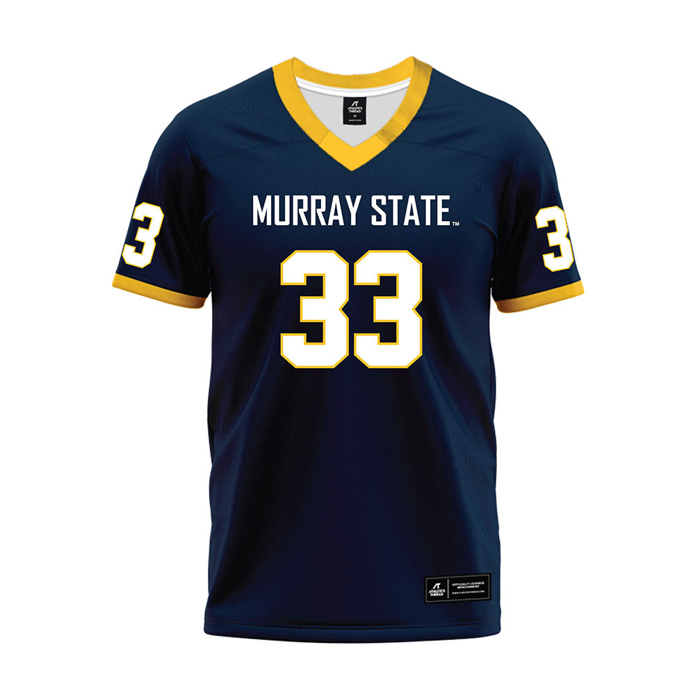 Murray State - NCAA Football : Daniel Aganbi - Navy Premium Football Jersey-0