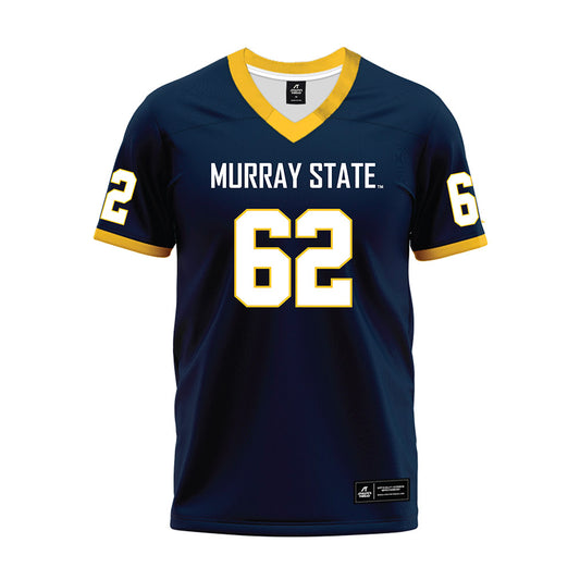 Murray State - NCAA Football : Jake Coffey - Navy Premium Football Jersey-0
