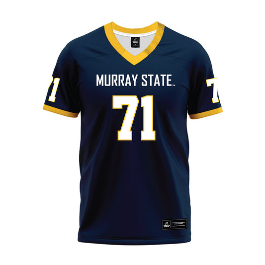 Murray State - NCAA Football : Cameron Stancil - Navy Premium Football Jersey-0