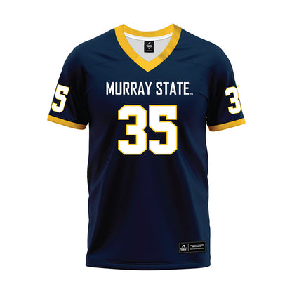 Murray State - NCAA Football : James Boone - Navy Premium Football Jersey-0