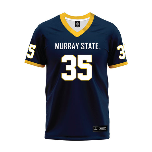 Murray State - NCAA Football : James Boone - Navy Premium Football Jersey-0