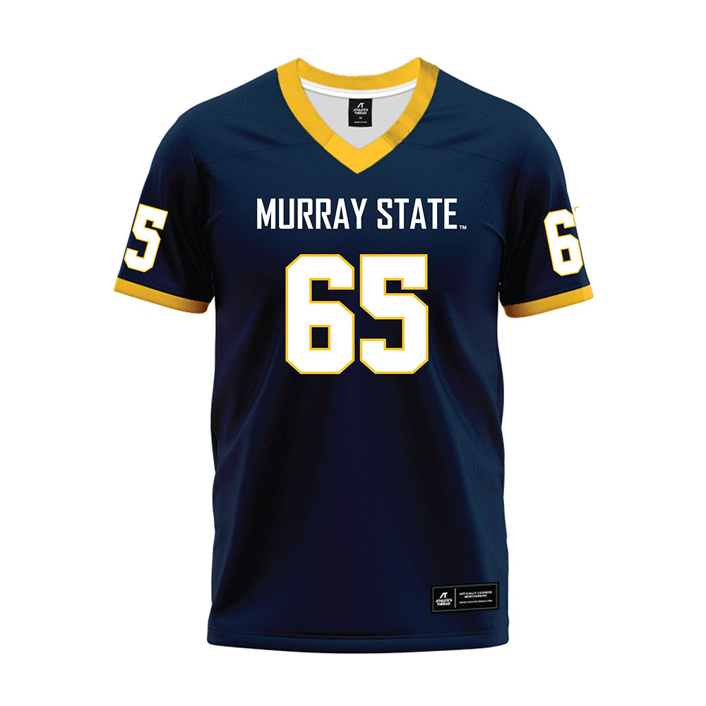 Murray State - NCAA Football : Daz Galloway - Navy Premium Football Jersey-0