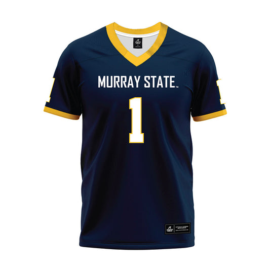 Murray State - NCAA Football : Cam Bulluck - Navy Premium Football Jersey-0