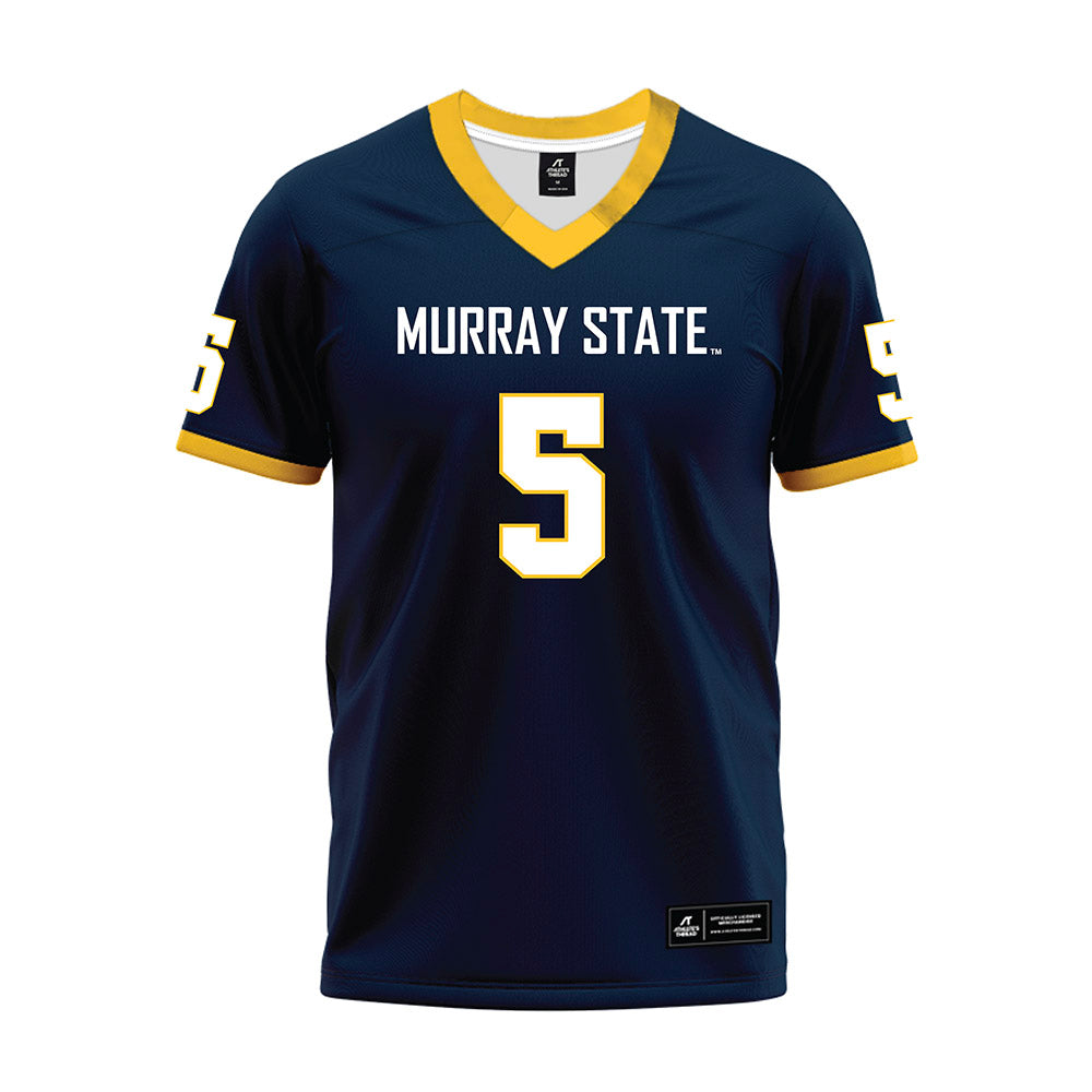 Murray State - NCAA Football : Conlee Crossno - Navy Premium Football Jersey-0