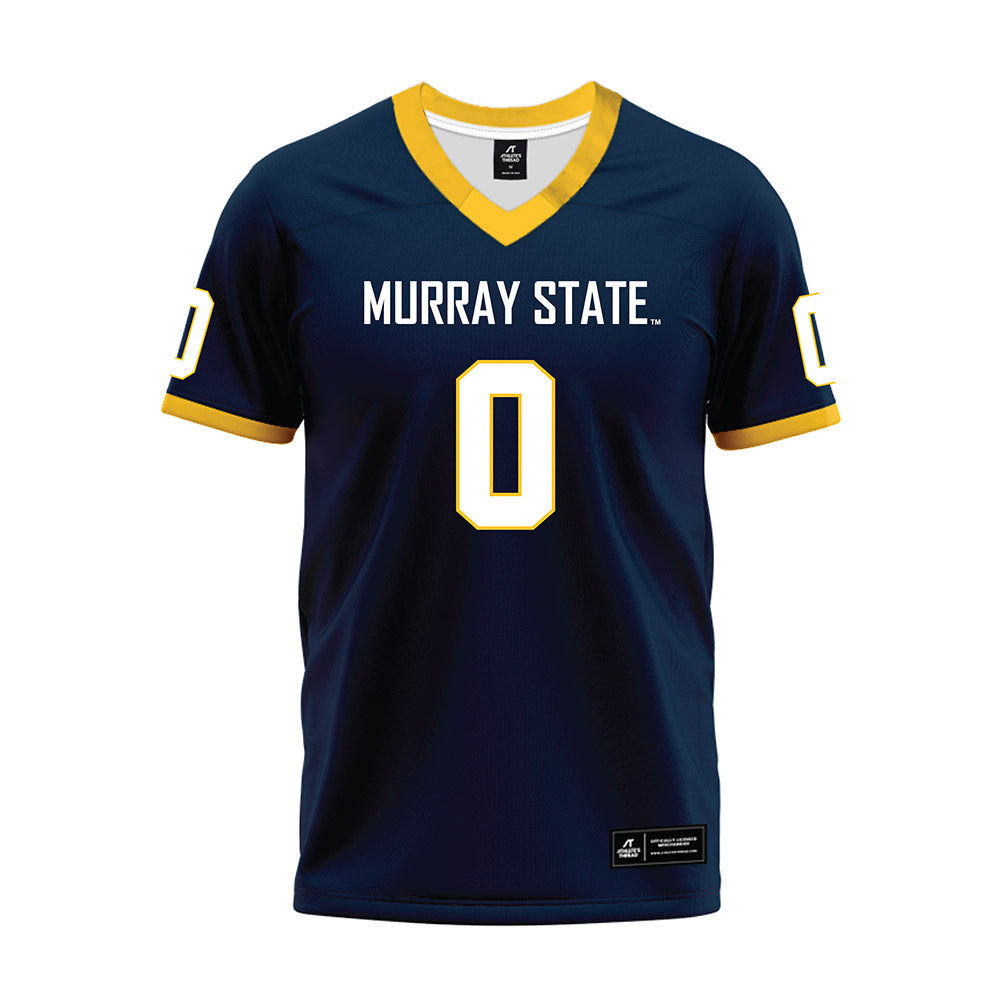 Murray State - NCAA Football : Kobe Roberts - Navy Premium Football Jersey-0
