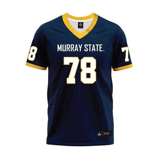 Murray State - NCAA Football : Micah Martin - Navy Premium Football Jersey-0