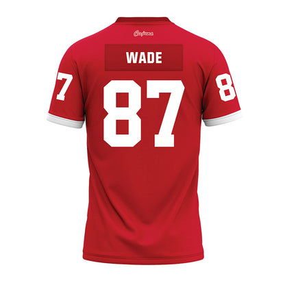 Louisiana - NCAA Football : KeDarius Wade - Red Premium Football Jersey-1