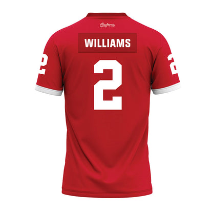 Louisiana - NCAA Football : Ashley Williams - Red Premium Football Jersey-1