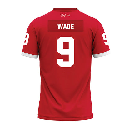 Louisiana - NCAA Football : KeDarius Wade - Red Premium Football Jersey-1