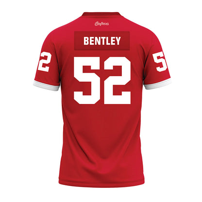 Louisiana - NCAA Football : Ryder Bentley - Red Premium Football Jersey-1