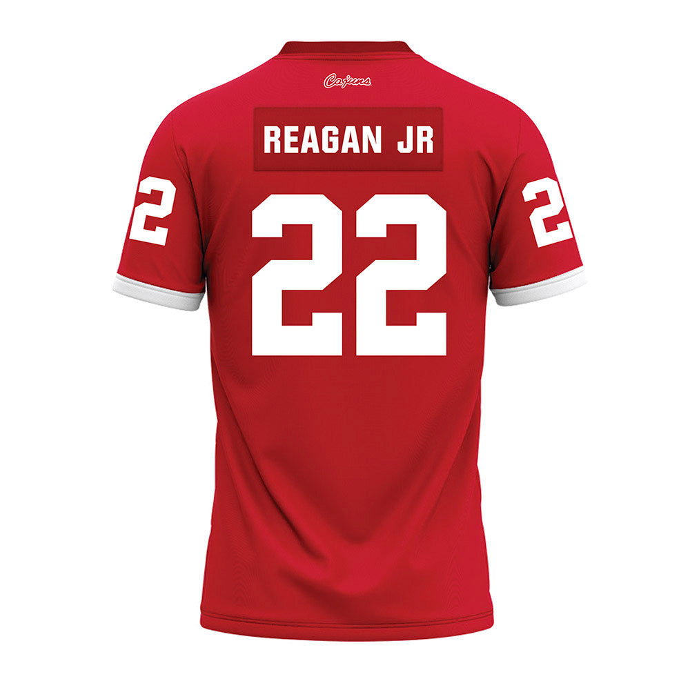 Louisiana - NCAA Football : Anthony Reagan Jr - Red Premium Football Jersey-1
