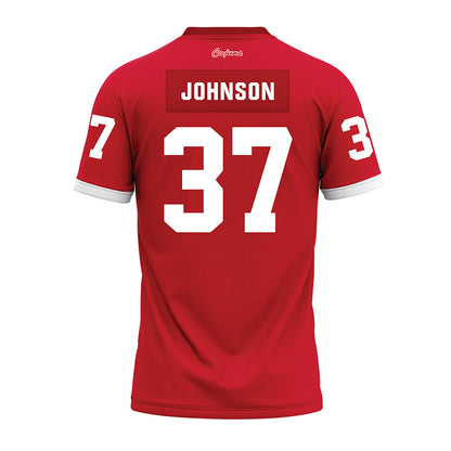 Louisiana - NCAA Football : Micah Johnson - Red Premium Football Jersey-1