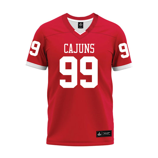 Louisiana - NCAA Football : Ashton Wright - Red Premium Football Jersey-0