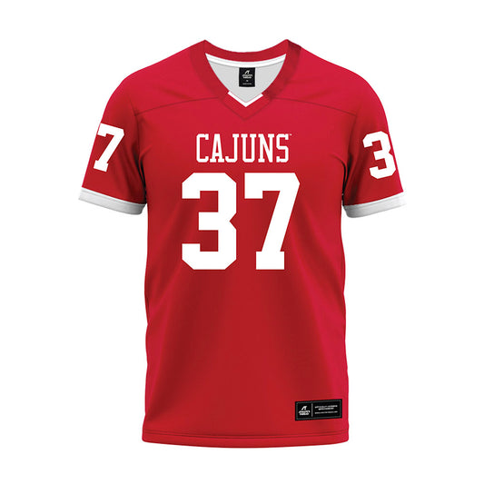 Louisiana - NCAA Football : Micah Johnson - Red Premium Football Jersey-0