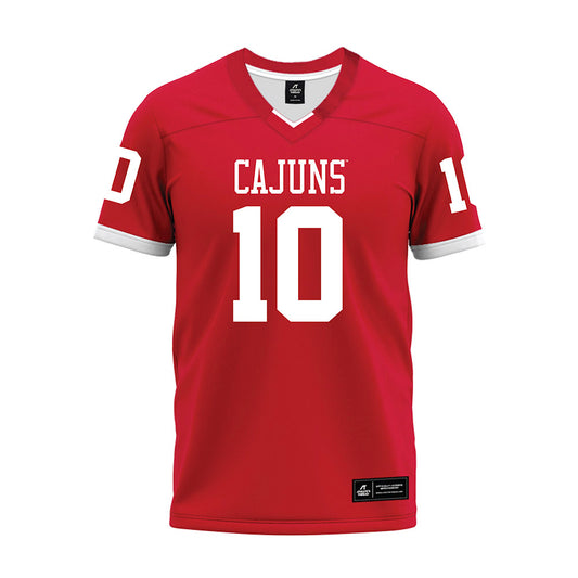 Louisiana - NCAA Football : Avery Demery - Red Premium Football Jersey-0