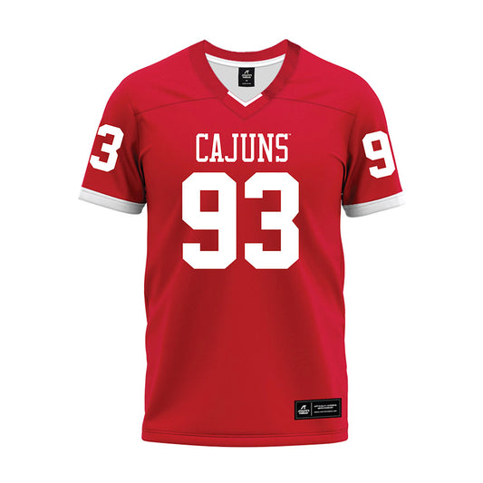 Louisiana - NCAA Football : Brodrick Stewart - Red Premium Football Jersey-0