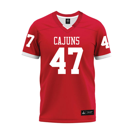 Louisiana - NCAA Football : Maurice Brown Jr. - Red Premium Football Jersey-0
