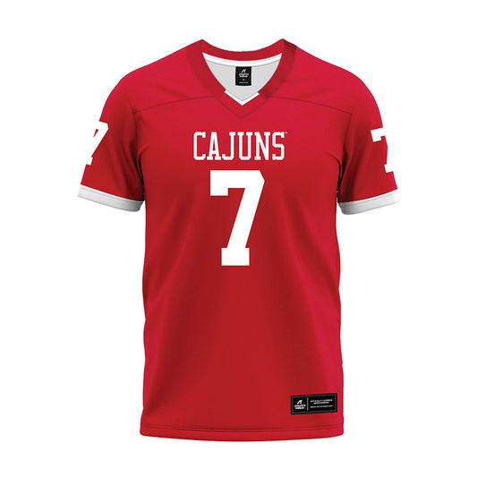 Louisiana - NCAA Football : Lunch Winfield - Red Premium Football Jersey-0