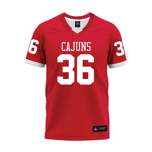 Louisiana - NCAA Football : Devin Franklin - Red Premium Football Jersey-0