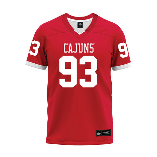Louisiana - NCAA Football : Brodrick Stewart - Red Premium Football Jersey-0