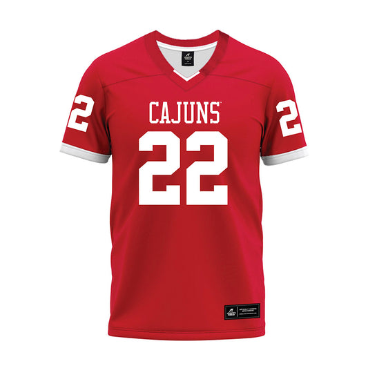 Louisiana - NCAA Football : Anthony Reagan Jr. - Red Premium Football Jersey-0
