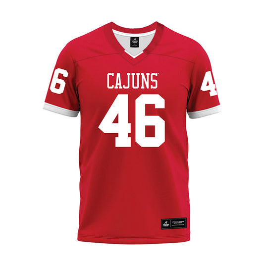 Louisiana - NCAA Football : Lake Bates - Red Premium Football Jersey-0