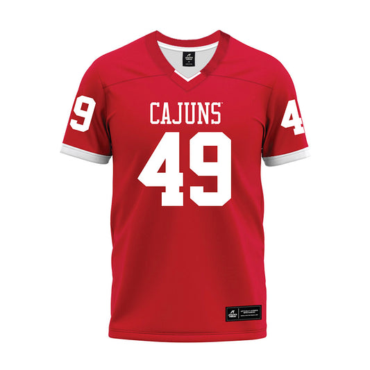 Louisiana - NCAA Football : Mason Golding - Red Premium Football Jersey-0