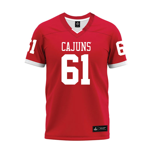 Louisiana - NCAA Football : Jayce Mitchell - Red Premium Football Jersey-0