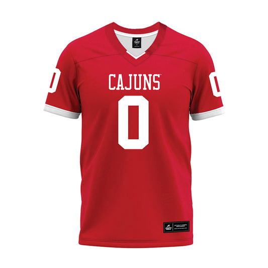 Louisiana - NCAA Football : Priest Ashe - Red Premium Football Jersey-0