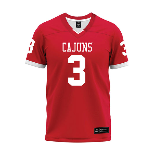 Louisiana - NCAA Football : Coleman Carter - Red Premium Football Jersey-0