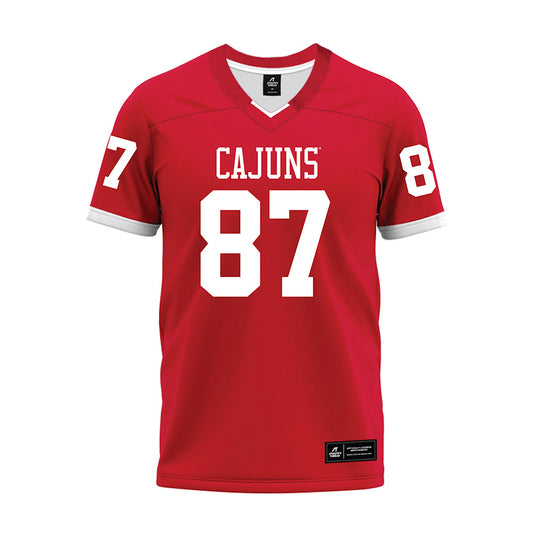 Louisiana - NCAA Football : Kristion Brooks - Red Premium Football Jersey-0