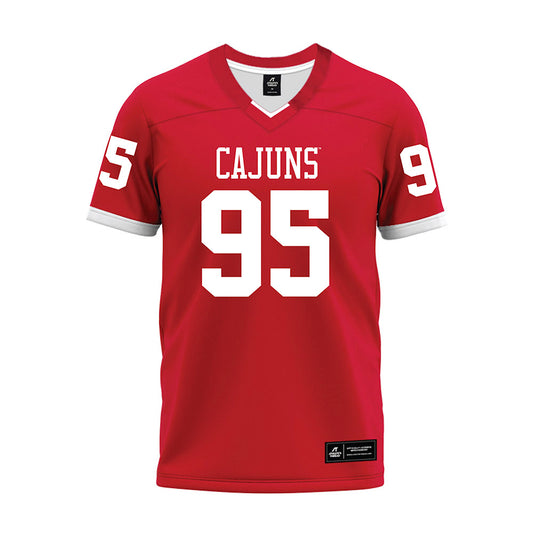 Louisiana - NCAA Football : Maxie Baudoin IV - Red Premium Football Jersey-0
