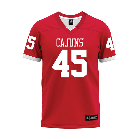 Louisiana - NCAA Football : Patrick Gosslee - Red Premium Football Jersey-0