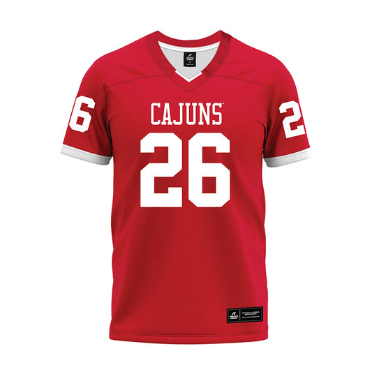 Louisiana - NCAA Football : Kerry Wilson Jr - Red Premium Football Jersey-0