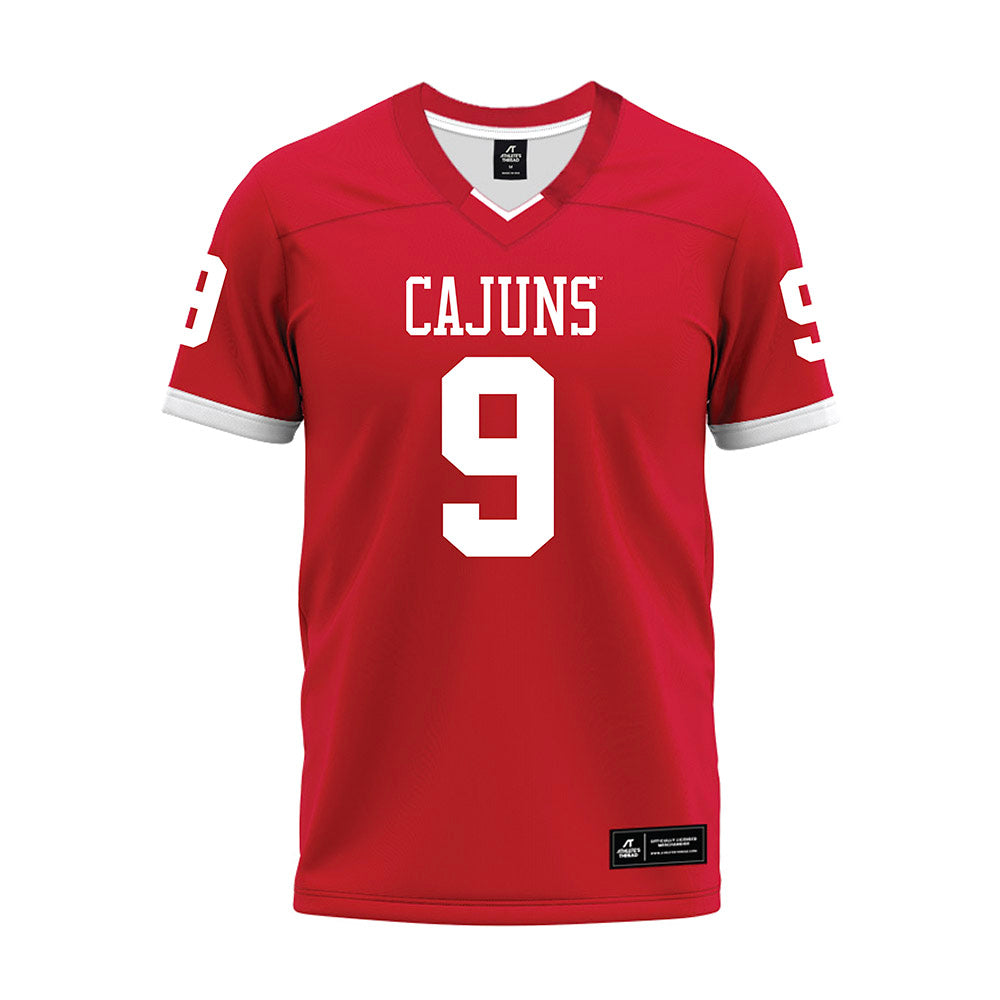 Louisiana - NCAA Football : KeDarius Wade - Red Premium Football Jersey-0