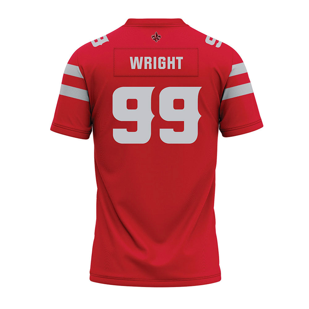 Louisiana - NCAA Football : Ashton Wright - Premium Football Jersey-1