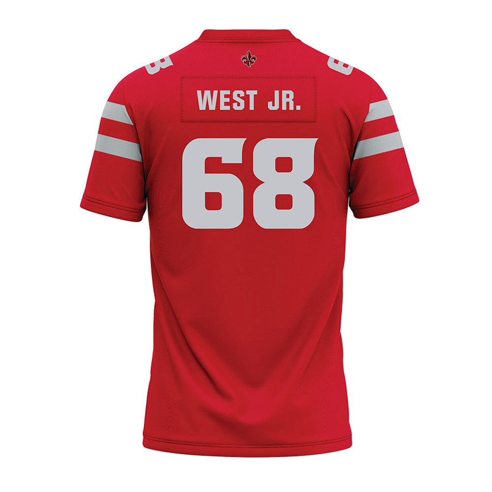 Louisiana - NCAA Football : Fitzgerald West Jr. - Premium Football Jersey-1