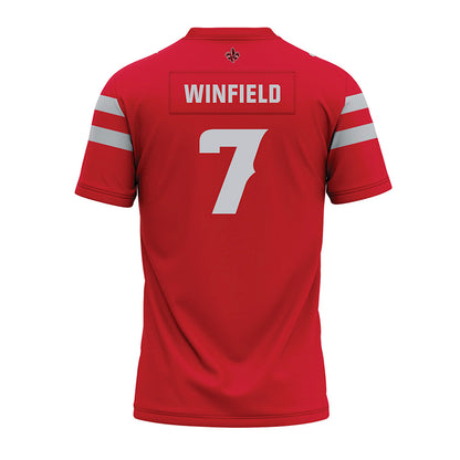 Louisiana - NCAA Football : Lunch Winfield - Premium Football Jersey-1