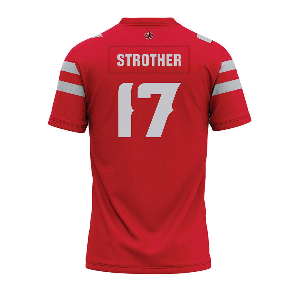 Louisiana - NCAA Football : Landon Strother - Premium Football Jersey-1