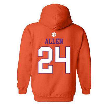 Clemson - NCAA Baseball : Joe Allen - Classic Shersey Hooded Sweatshirt-1