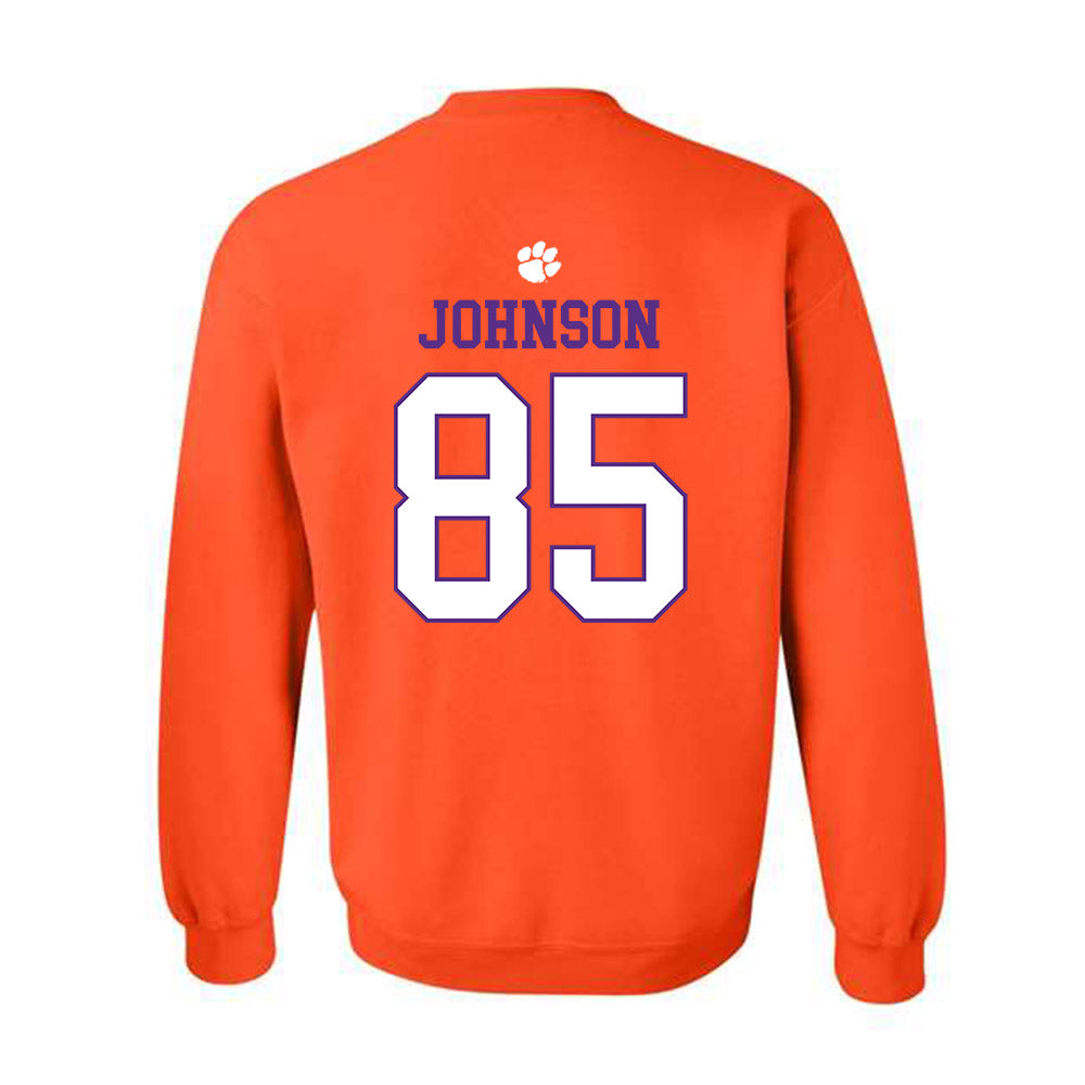 Clemson - NCAA Football : Charlie Johnson - Classic Shersey Crewneck Sweatshirt-1